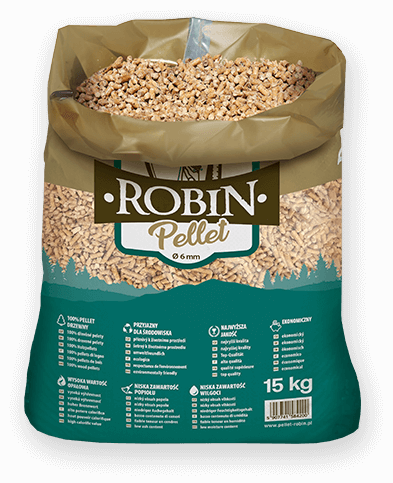 worek pelletu opałowego Robin do kupienia w Jasieniu lub sklepie internetowym